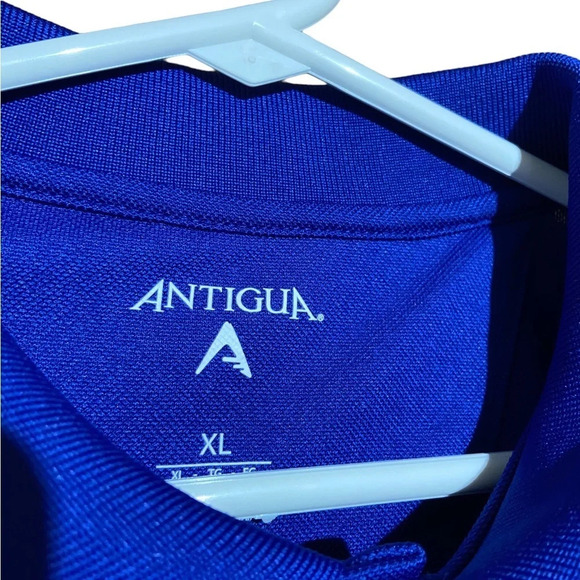 Antigua Chicago Cubs Cubbie Polo Blue button up size‎ XL - Picture 3 of 4